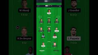 manchestercity vs westham dream11 dream head to head premierleague match [upl. by Swec180]