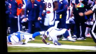 Pat McAfee hits Trindon Holliday [upl. by Hillari]