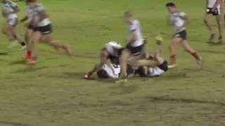 ETHAN ABOU GHAIDA CRONULLA SHARKS 2016 17S RUGBY LEAGUE TRIALS [upl. by Beekman]