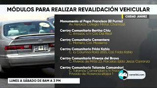 Módulos para realizar revalidación vehicular [upl. by Felisha]