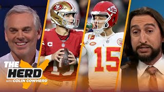 49ers favored in every game this season Is Mahomes the NFL’s villain  NFL  THE HERD [upl. by Ayahsey4]