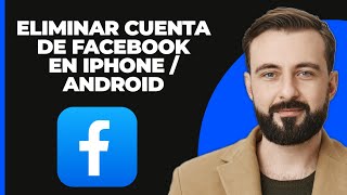 Cómo eliminar la cuenta de Facebook en iPhone  Android [upl. by Eizdnil]