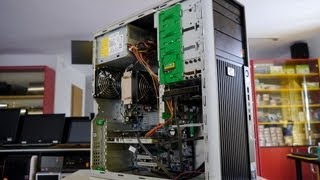 HP Workstation Z400 Inside [upl. by Pepito42]