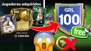 LA PLANTILLA MAS BARATA PARA LLEGAR FACIL A 100 DE GRL EN FC MOBILE 😱🔥 [upl. by Atile]