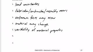 Mechanics of Materials  Allowable Stress Design Notes [upl. by Lhadnek]