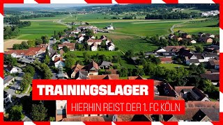 Bedingungen im Trainingslager  Hierhin reist der FC 👀  1 FC Köln [upl. by Atekahs]