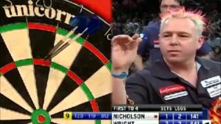 9 Darter Attemps  Paul Nicholson  Darts compilation [upl. by Sirapal]