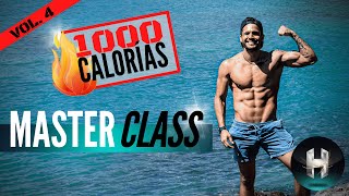 Quema 1000 calorías en UNA HORA 🔥  Rutina CUERPO COMPLETO para hacer en casa  Master Class [upl. by Wolcott]