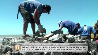 OBRAS DE DEFENSA COSTERA EN SANTA TERESITA [upl. by Teri967]