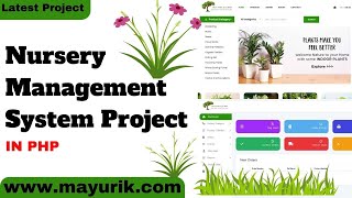 Nursery management system project in php online nursery shopping website  Source Code amp Projects [upl. by Ytitsahc]