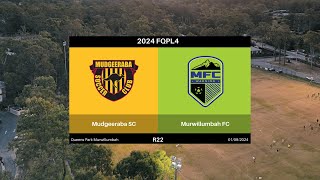 FQPL4  Round 22  Mudgeeraba FQPL4 v Murwillumbah Soccer Club [upl. by Imugem]