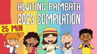 AWITING PAMBATA 2023 COMPILATION WITH LYRICS  Animated Filipino Nursery Rhyme  Muni Muni TV PH [upl. by Studdard820]