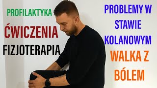 STAW KOLANOWY  PROBLEMY Z CHODZENIEM ENDOPROTEZA REGENERACJA FIZJOTERAPEUTA PRZEDSTAWIA Ä†WICZENIA [upl. by Assirhc]