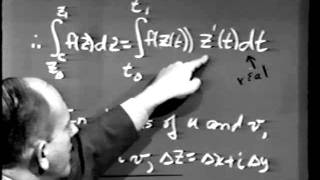 Part I Complex Variables Lec 5 Integrating Complex Functions [upl. by Woodford]