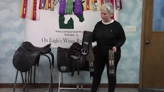 Learn difference between jumping and dressage saddles and girths [upl. by Malina446]