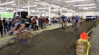 Indoor Cyclocross at Cow Palace  Mens A Race Lap 1 San Francisco [upl. by Fredette]