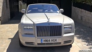 2015 RollsRoyce Phantom Drophead Coupé  Start Up Revs amp Quick Ride [upl. by Aleekahs]