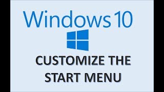 Windows 10  Start Menu Customization  How to Customize the Interface Settings on PC  MS Tutorial [upl. by Sewellyn]