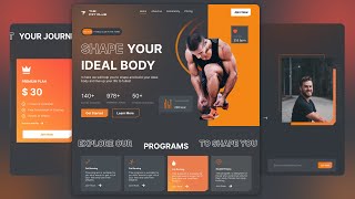 React Responsive Gym Website Tutorial Using ReactJs  React js Projects for Beginners  Deploy [upl. by Dranyl958]