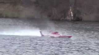 16 scale turbine Jetcat hydroplane [upl. by Merilee]