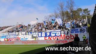 SV Meppen  TSV 1860 München  15022020  Gästekurve [upl. by Sadira668]