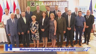 Rekordszámú delegáció érkezett – ZTV Híradó 20240906 [upl. by Ahsahtan]