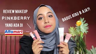 COBAIN MAKEUP PINKBERRY YANG DIJUAL DI ALFAMART GIMANA HASILNYA [upl. by Aciretehs]