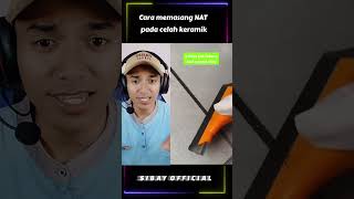 Cara memasang NAT pada celah keramik shorts [upl. by Arada]