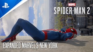 Marvels SpiderMan 2  Expanded Marvels New York  PS5 Games [upl. by Ahsino338]