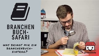 📒BranchenbuchSafari Lohnt sich noch ein Eintrag in den Gelben Seiten [upl. by Ennovyhc]