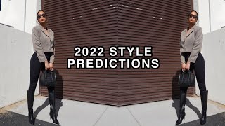 2022 STYLE PREDICTIONS  WHAT TRENDS ARE GOING TO BE HOT THIS YEAR [upl. by Aicnilav]