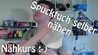 SPUCKTUCH SELBER NÄHEN  DIY  Anleitung für Anfänger  Tutorial [upl. by Ttebroc]