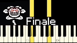 UNDERTALE  FINALE  Piano Tutorial [upl. by Erlond]