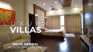 Luxury Row Villas in Bangalores Hennur Road  3 amp 4 BHK Row Villas  Duplex with Garden [upl. by Innis200]