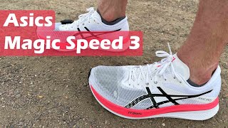 Asics Magic Speed 3 First Impression Review amp Comparisons [upl. by Alethia780]