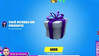 FORTNITE  RECEBENDO PRESENTES DE INSCRITOS fortnite [upl. by Ttreve378]