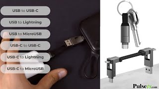 inCharge 6 Keyring Portable Universal Charging Cable for All Devices [upl. by Oilut]