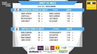 Driffield Town CC 2nd XI v Woodhouse Grange CC 2nd XI [upl. by Aneehsak]