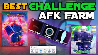 BEST CHALLENGE AFK FARM FOR GOJO AND SUKUNA EVO MATERIALS UPDATE 1  Anime Last Stand [upl. by Fem260]