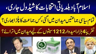 Islamabad Baldiyati Election 2022  PDM Vs PTI amp JI  اسلام آباد میں بلدیاتی انتخابات،کون جیت رہا [upl. by Sackman642]