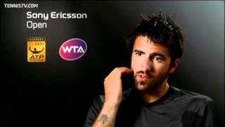 Tipsarevic Answers TennisTVcom Questions From Fans [upl. by Llerruj667]