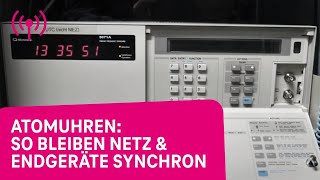 Atomuhren ticken fürs TelekomNetz [upl. by Aiyn137]