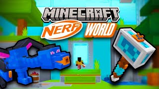 Minecraft NERF WORLD  Full Map Playthrough [upl. by Eimot]