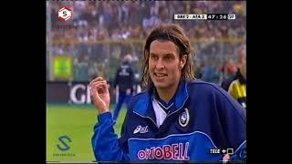 Mazzone impazzisce sotto la curva dellAtalanta originale Tele Brescia Atalanta 2001 [upl. by Rubbico759]