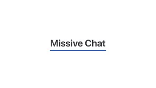 Missive Chat  Add a chat to your website [upl. by Gaelan]