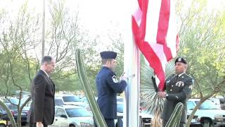 Veterans Day Flag Raising Ceremony at Mayo Clinic in Arizona  2012 [upl. by Ociredef882]