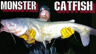 Catch and Cook Monster Catfish  Day 15 of 30 Day Survival Challenge Texas [upl. by Ztnarf893]