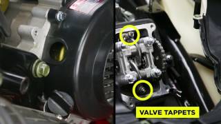 Scooter Valve Adjustment [upl. by Robbert]