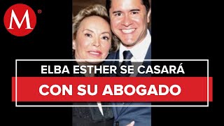 Elba Esther Gordillo se casa con su abogado en Oaxaca [upl. by Aksehcnarf809]