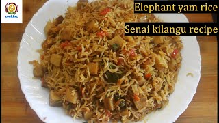 Elephant yam riceyam rice recipeelephant foot yam ricesenai kilangu recipe [upl. by Enelloc108]